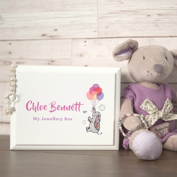 personalised baby jewellery box