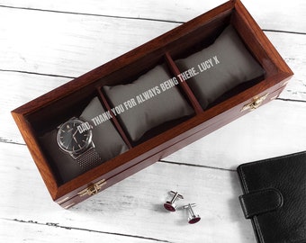 Engraved Watch Box | Etsy UK