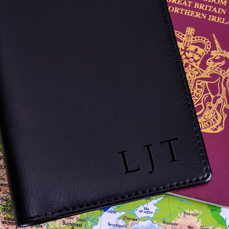 Personalised Initials Passport HolderEngraved passport holder Etsy