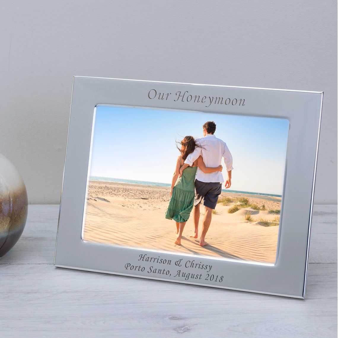 Silver Plated Personalised Photo Frame 7x5 Etsy UK