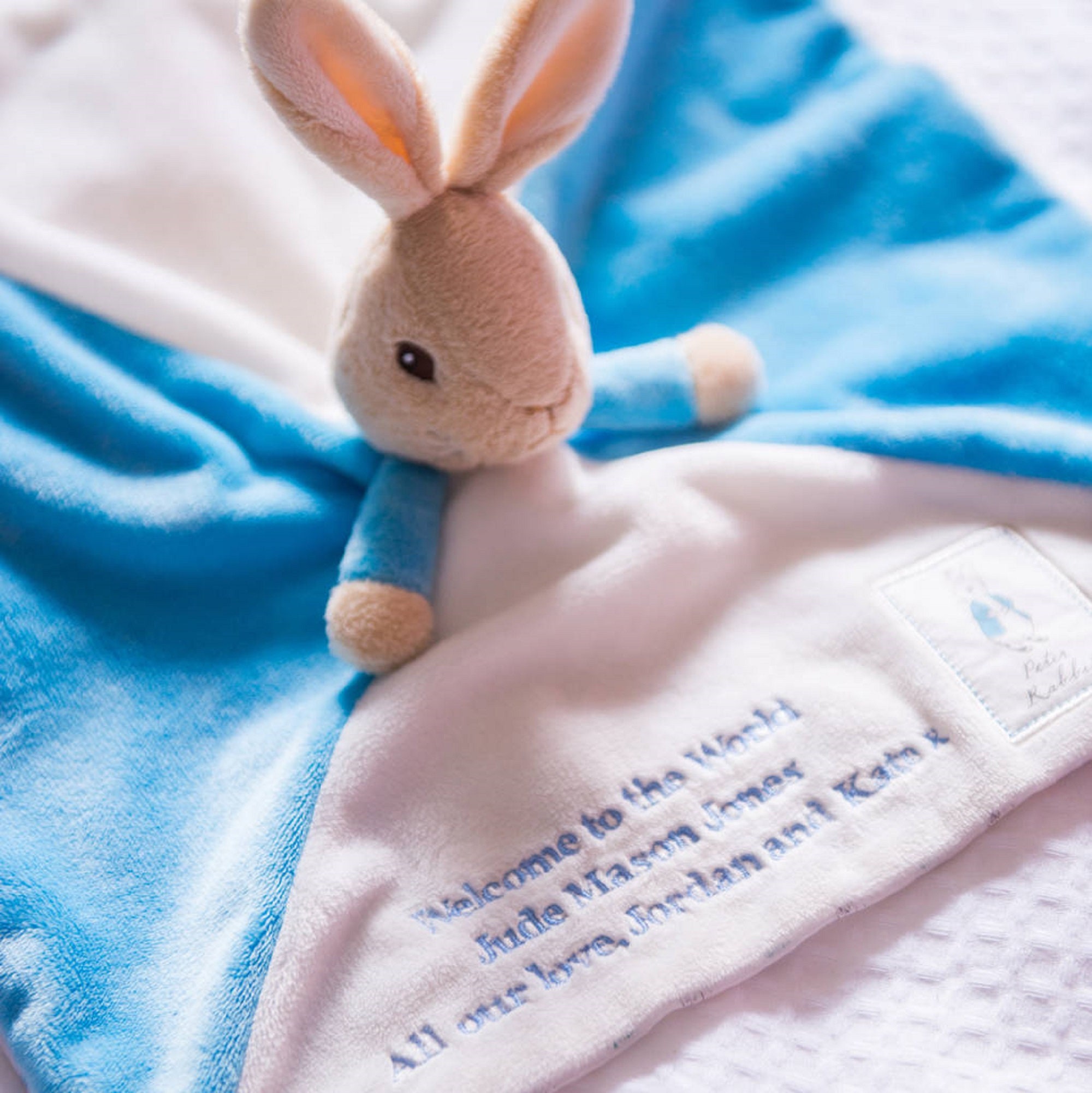 Personalised Peter Rabbit Comforter Personalised Comforter Etsy
