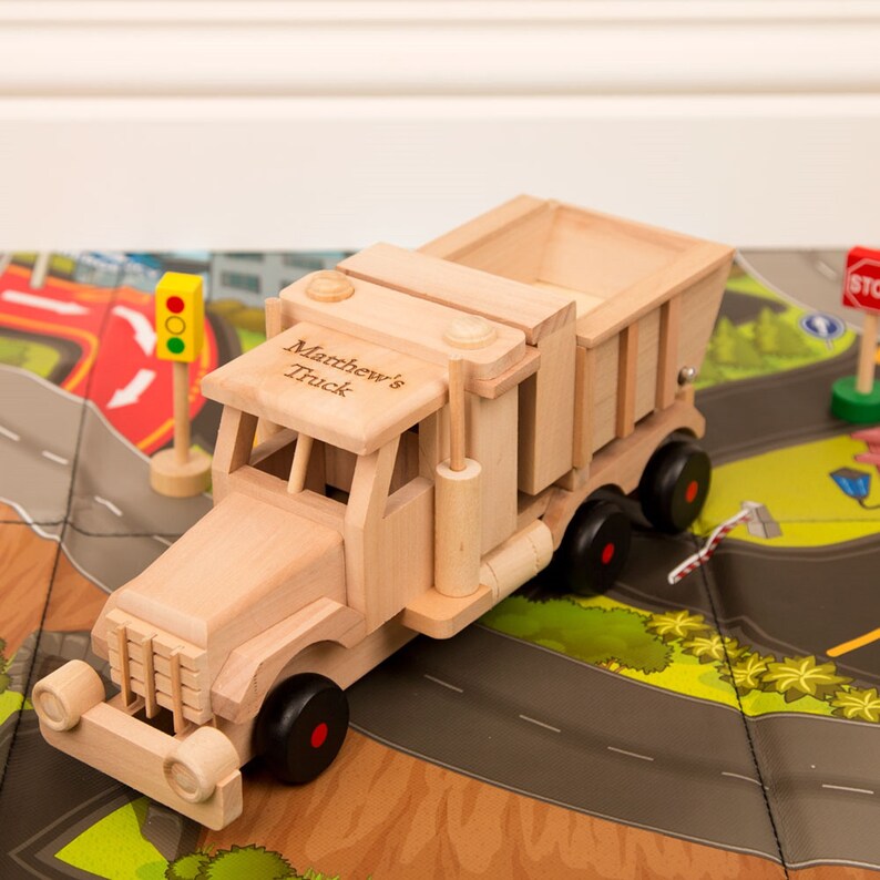 personalised truck toy