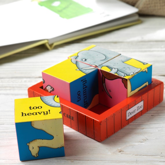 dear zoo wooden puzzle blocks