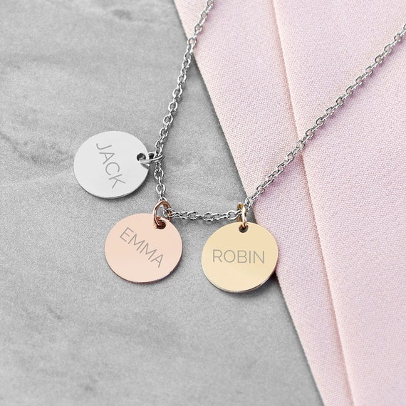 Engraved Initial Necklaces | Letter Necklace & Pendants - The Silver Store