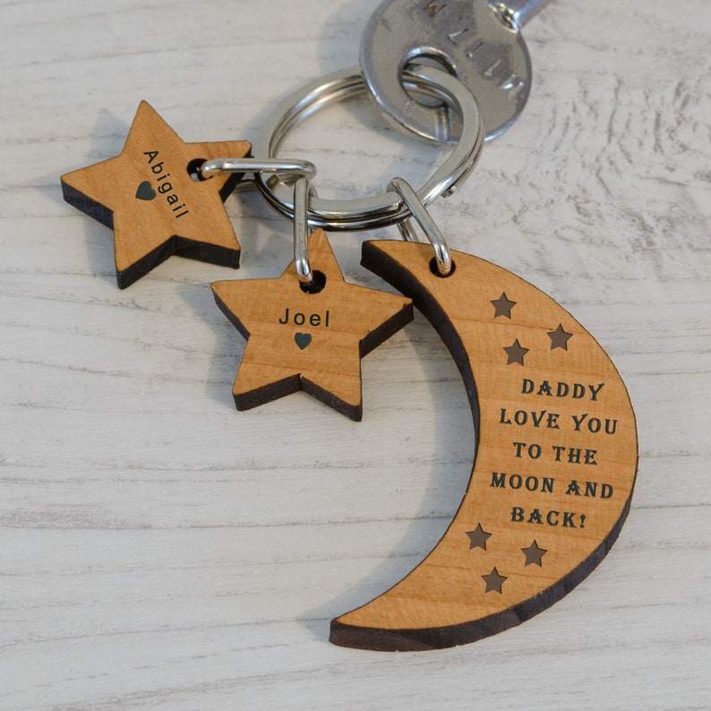 personalised fathers day keyring