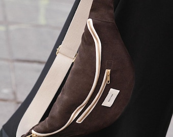 Gabriel - corduroy brown fanny pack