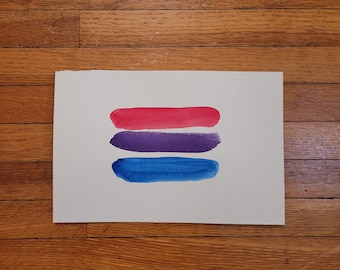 Bisexual Pride Flag, Hand-sewn Bi Flag, Custom Sizes Available - Etsy