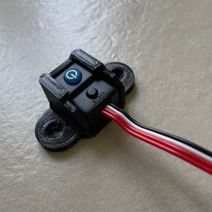 HobbyWing Max5 / Max6 ESC Power Button Mount - Universal Fitment