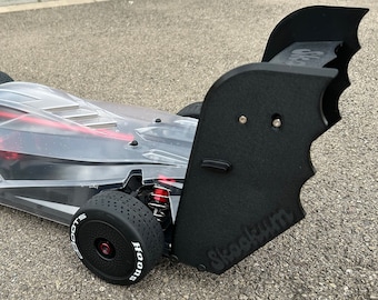 Arrma Limitless Large Adjustable Bat Wing Style Rear Twin Wing Spoiler Speed Run Raz Shifrin Inspired V1 V2