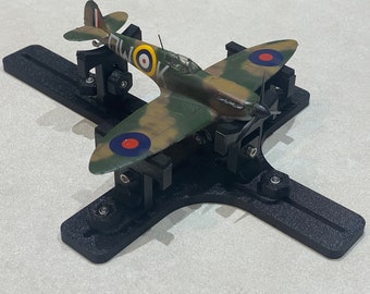 Model Aircraft Adjustable Stand Berth Jig Holder Plane 1/48 1/72 1/144 Kit Builder Painting