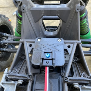 HobbyWing Max5 or Max6 ESC Power Button Mount for Traxxas X Maxx xmaxx hobby wing on off switch max 5 6