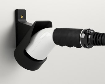 Type 2 EV Charger Cable Plug Holder Wall Hook Mount Bracket Socket Tidy For Electric Car
