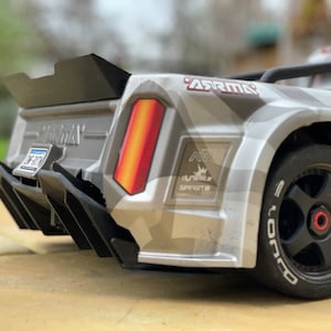 Arrma Infraction Rear Wing Spoiler Low Profile Boot Lip V1 V2