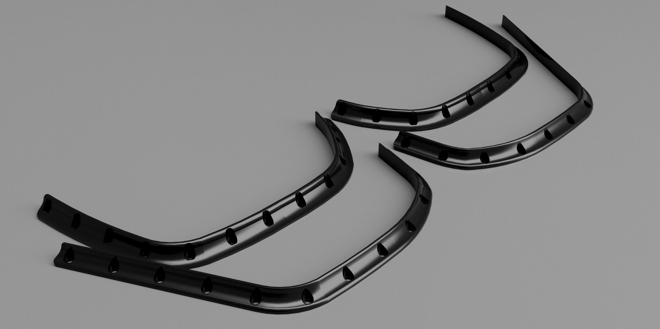 Traxxas Xmaxx Fender Flare Extended Wheel Arch Mud Guards Flaps X Maxx