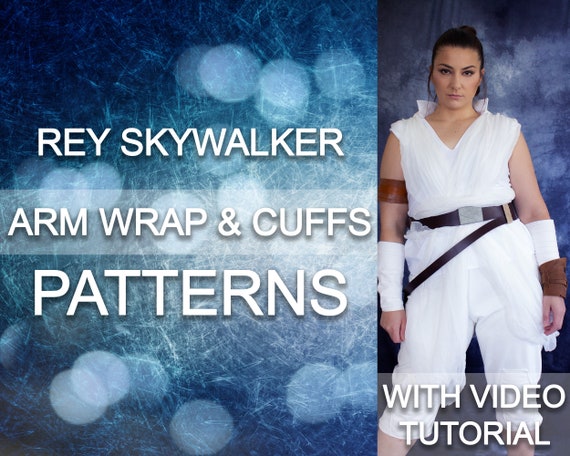 Rey Skywalker Inspired Arm Wraps and Cuffs Pattern Template