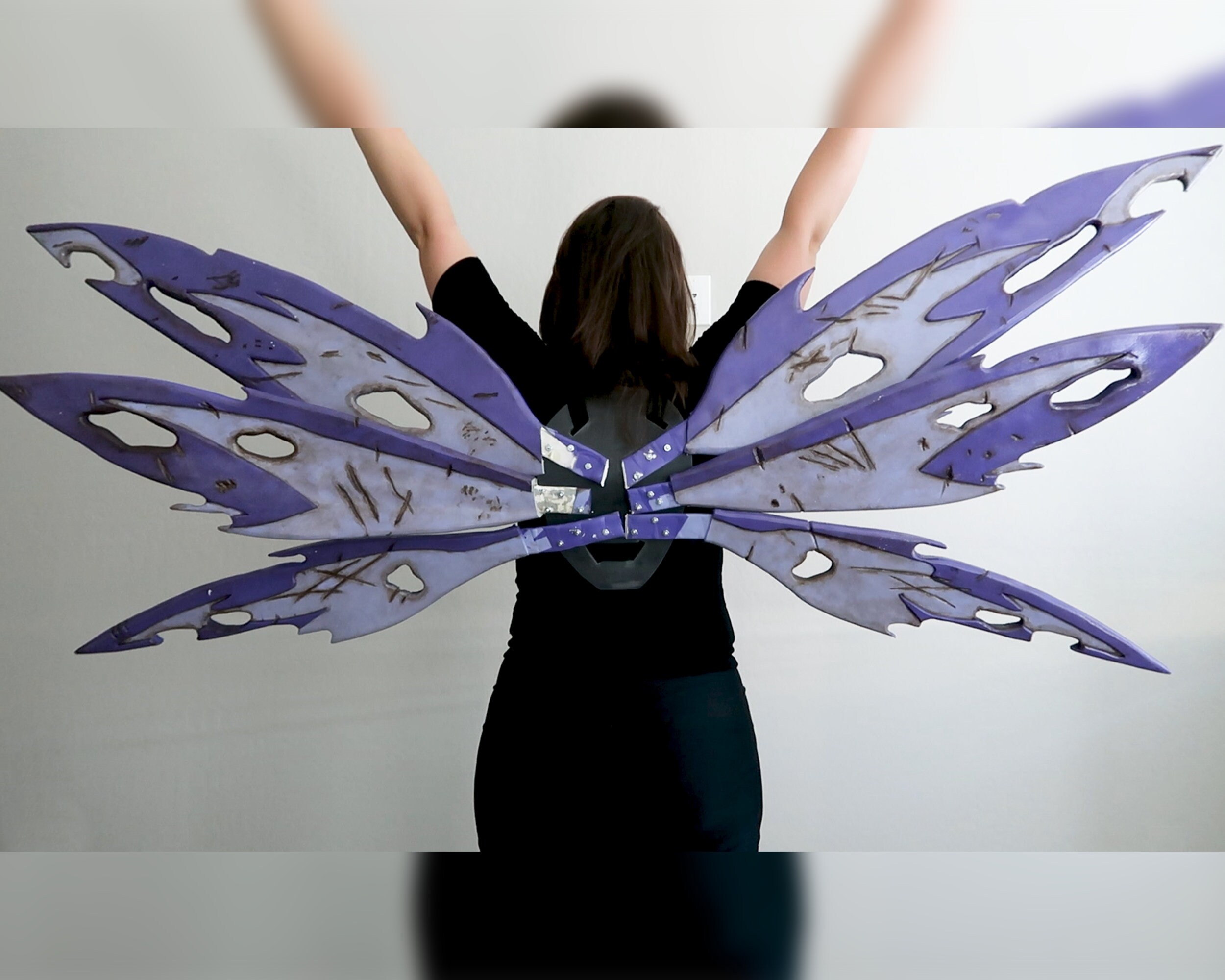 EVA Foam Wings Pattern Metalgreymon Digimon Blueprint Cosplay Etsy