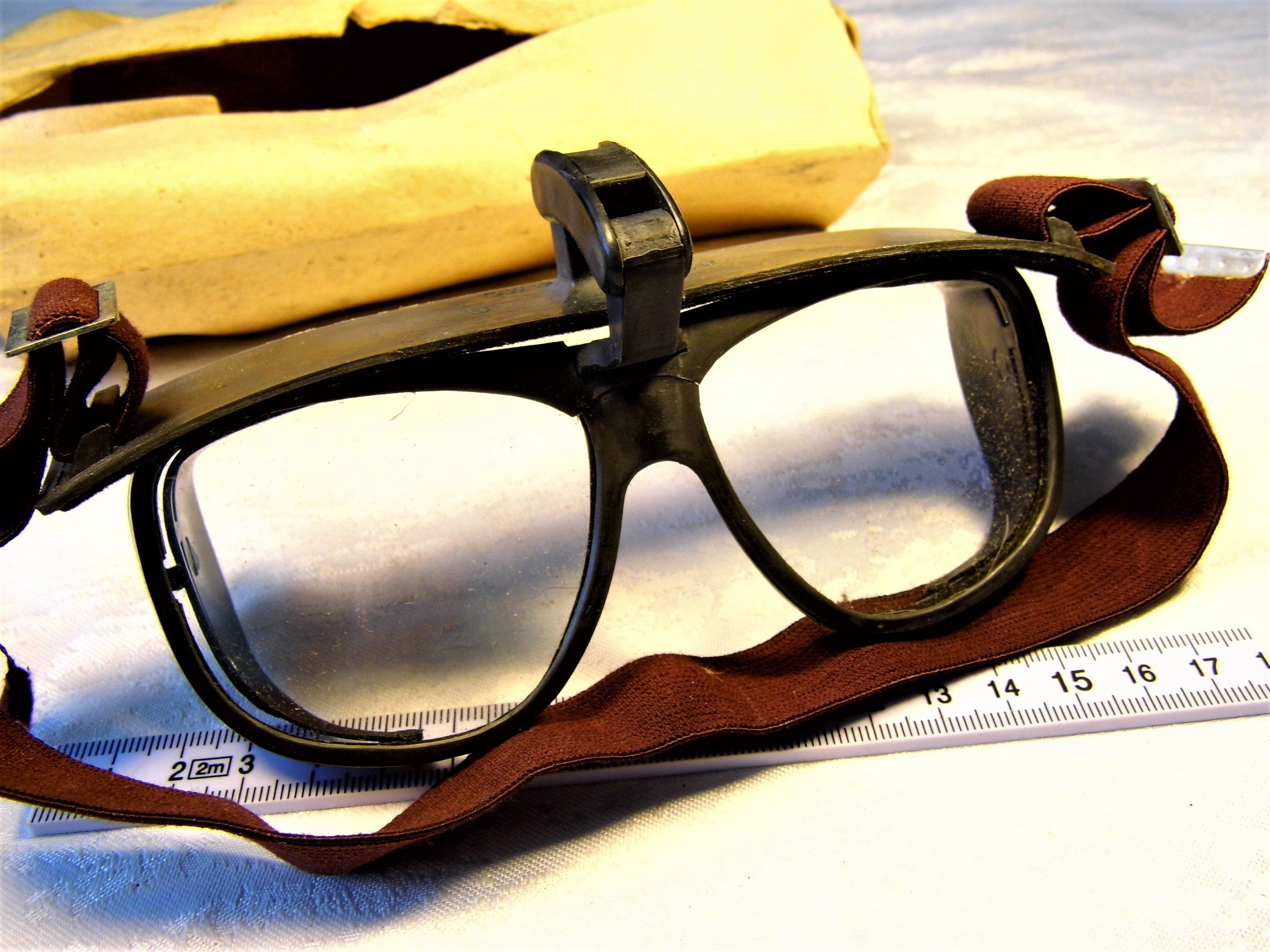 Old vintage retro safety glasses goggles eye protection 1977 Etsy