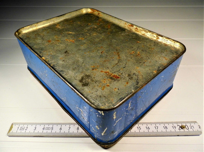 Old Vintage Retro Metal Box / Storage 7.5x5.5x2.8 Inches Etsy