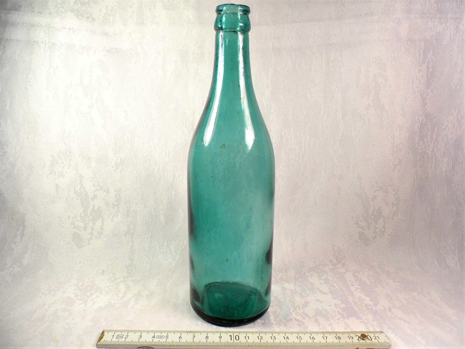 Old vintage green glass bottle 500 millilitres retro antique Etsy