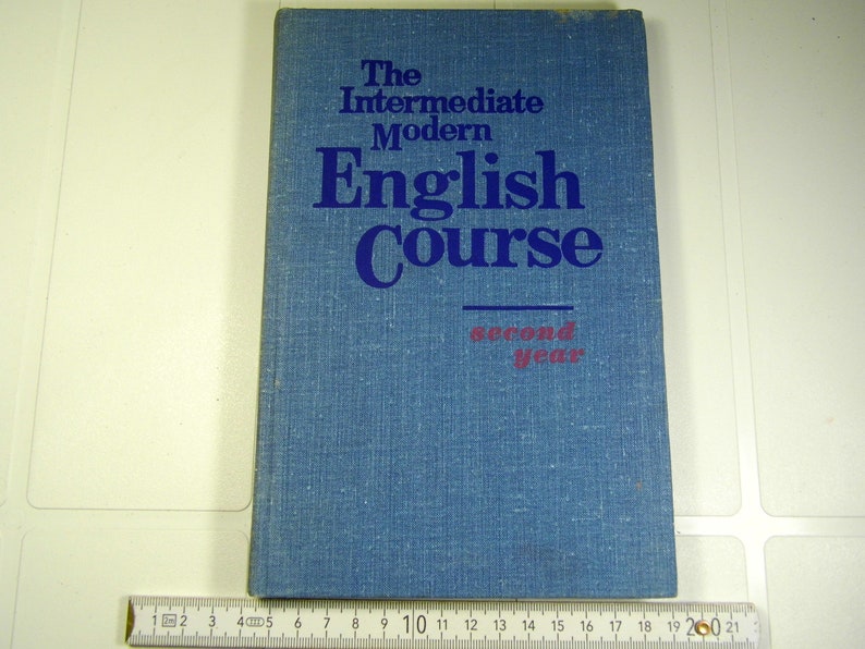Old vintage retro 1975yr. english book quot;The Intermediate Mo Old vintage retro 1975yr. english book quot;The Intermediate Mo