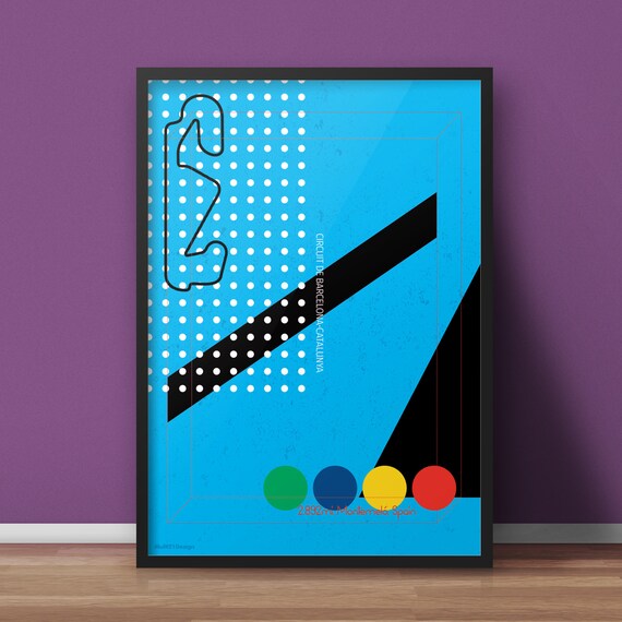 Formula 1 F1 Hockenheim Germany Typographic Print // Art // Poster