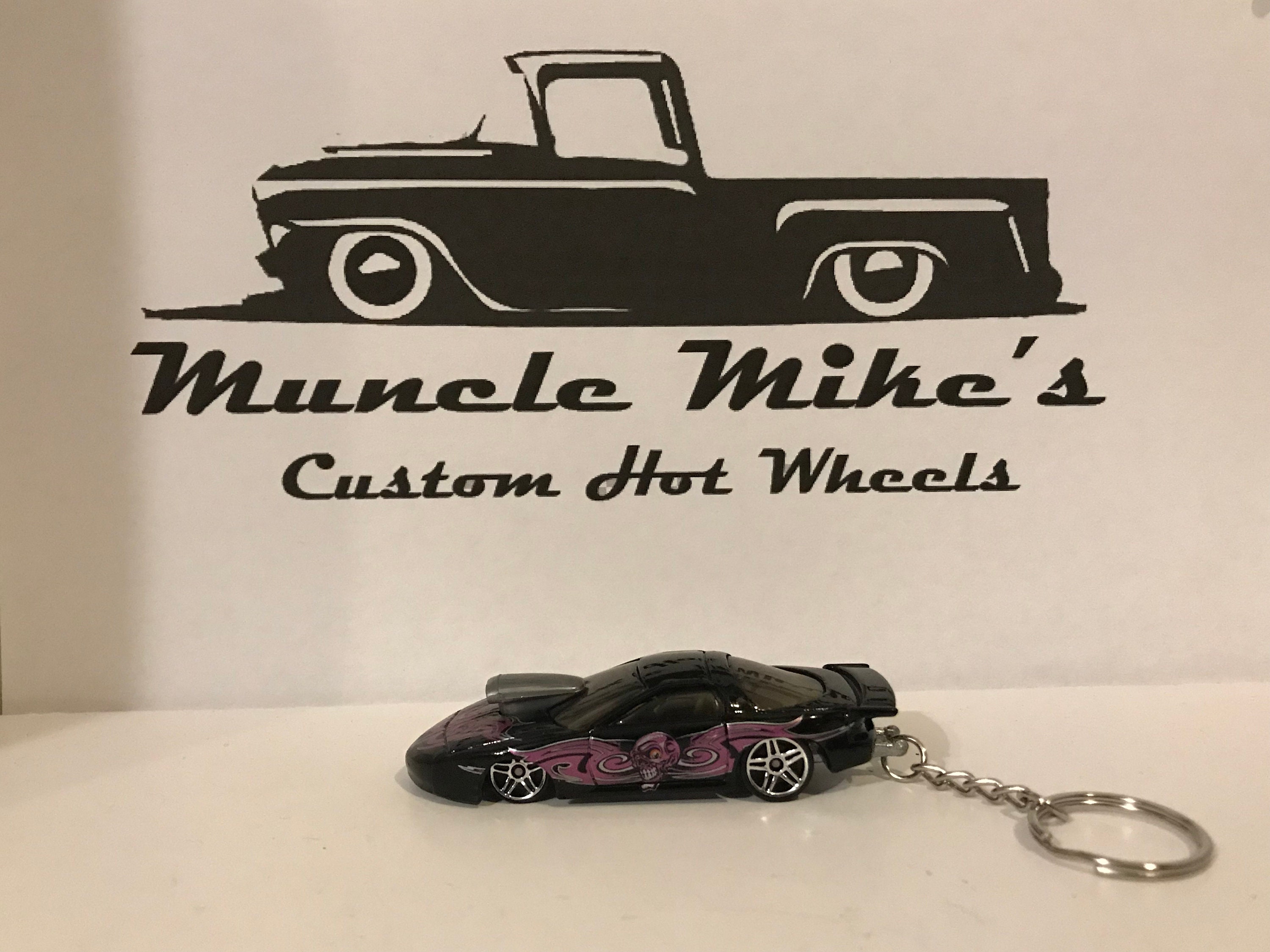 Custom Hot Wheels Prostock Pontiac Firebird key chain keychain