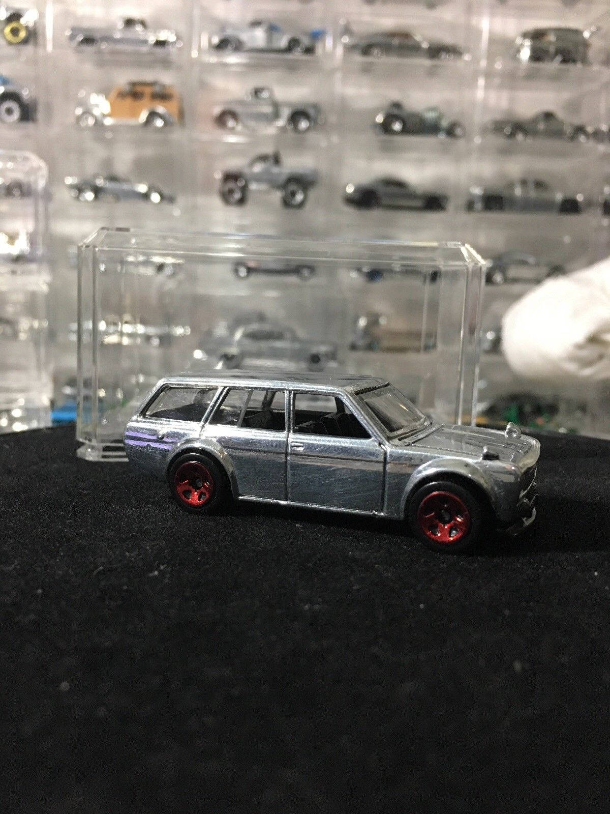 Custom Hot Wheels 1971 Datsun Bluebird 510 Wagon Polished Free Shipping!