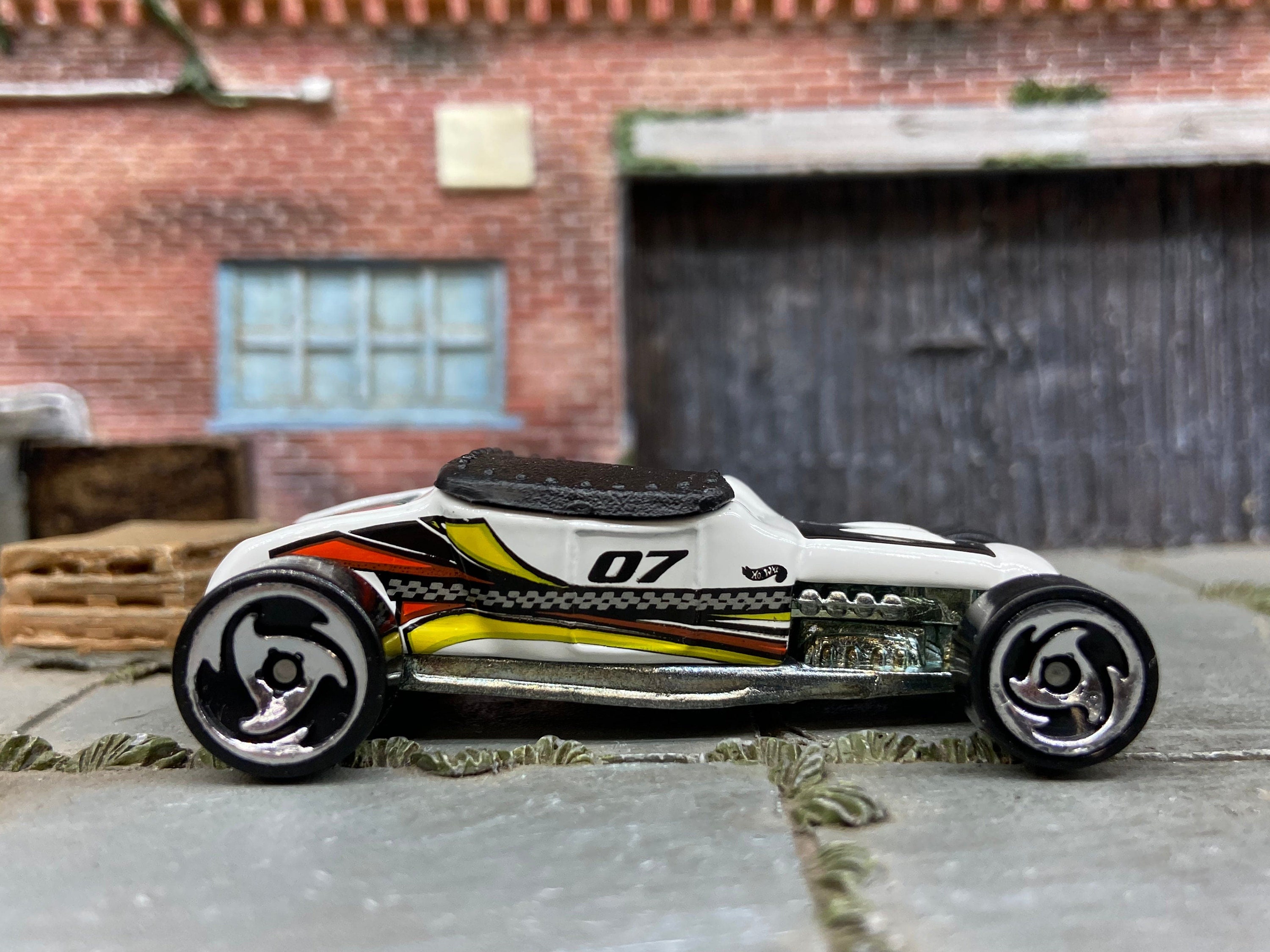 Hot Wheels 1991 Park'n plates T-bucket version tampo et intérieur