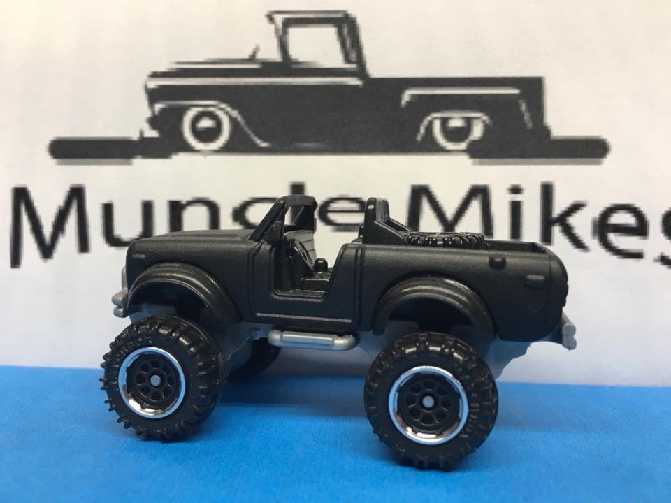 Custom Matchbox International Scout 4X4 Flat Black