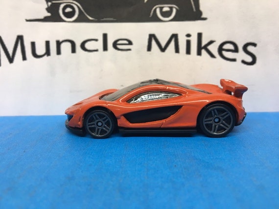 hot wheels mclaren p1 orange