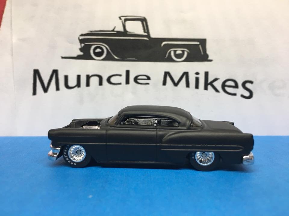 Custom Hot Wheels 53 Ford Custom Rubber Tires Real Rider Style