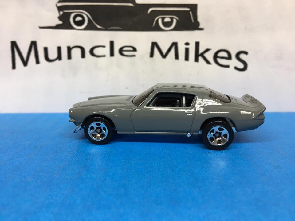 Custom Hot Wheels Custom Painted Machine Gray 1970 Camaro