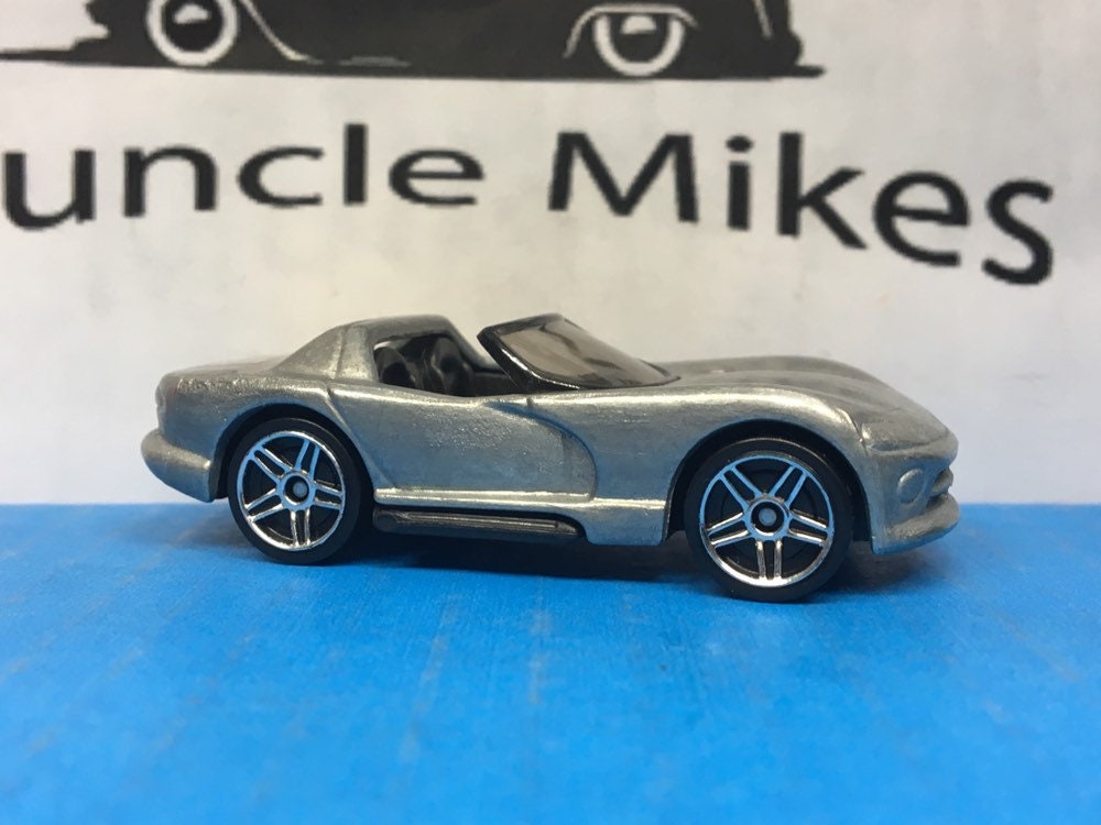 Custom Hot Wheels Dodge Viper RT/10 Hot Rod BARE METAL Free Shipping!