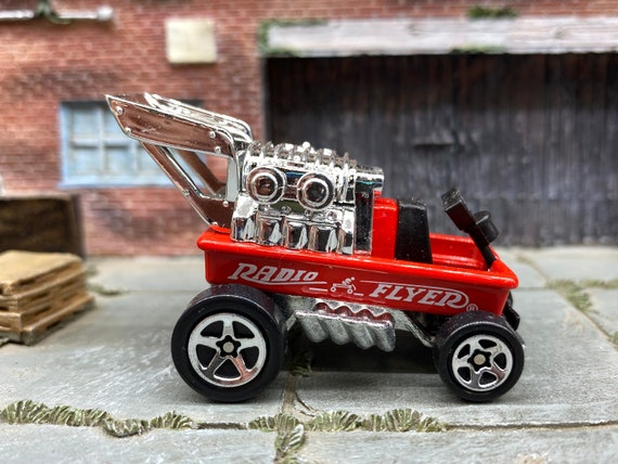 Loose Hot Wheels - Radio Flyer Wagon - Red - Etsy