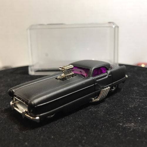 Custom Hot Wheels Metrorail Nash Metropolitan Dragster FLAT BLACK