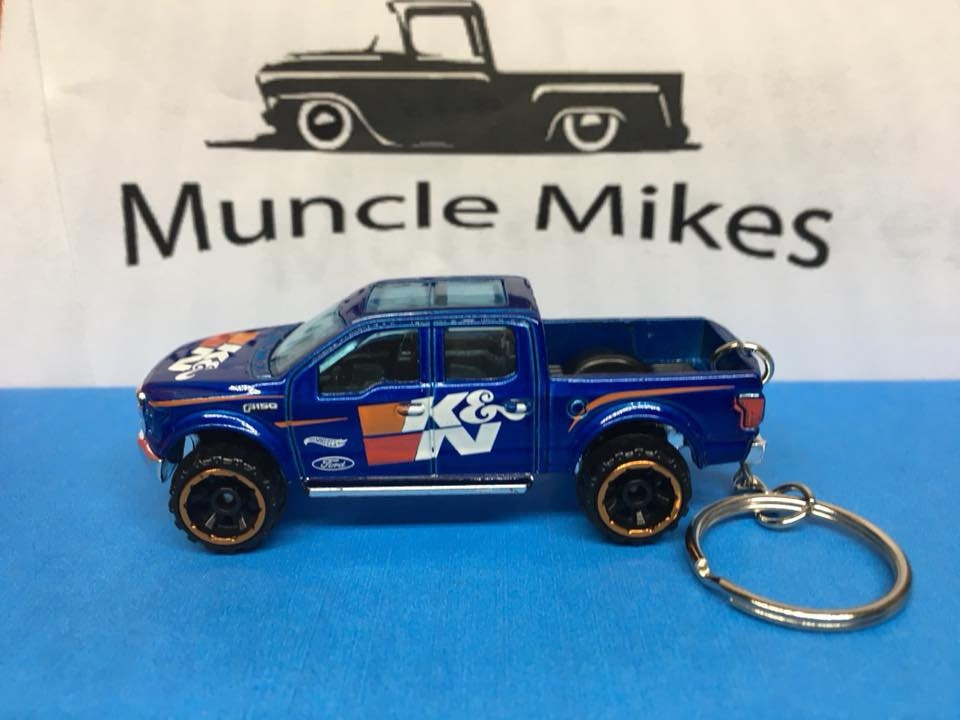 Custom Hot Wheels Ford F-150 Keychain