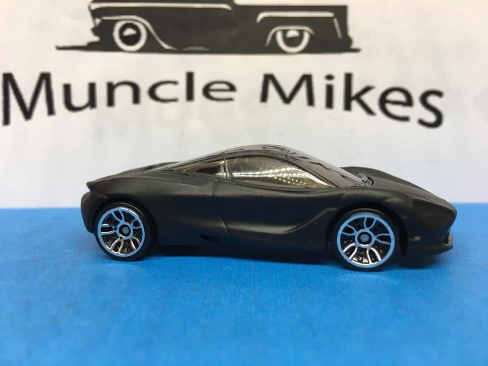 Custom Hot Wheels McLaren 720S Flat Black