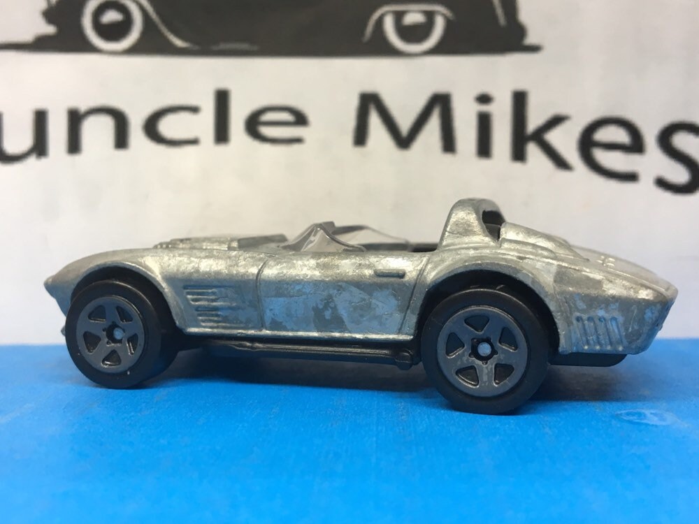 Custom Hot Wheels Corvette Grand Sport Roadster Race Car Muscle Car Hot Rod BARE METAL Free Shipping!