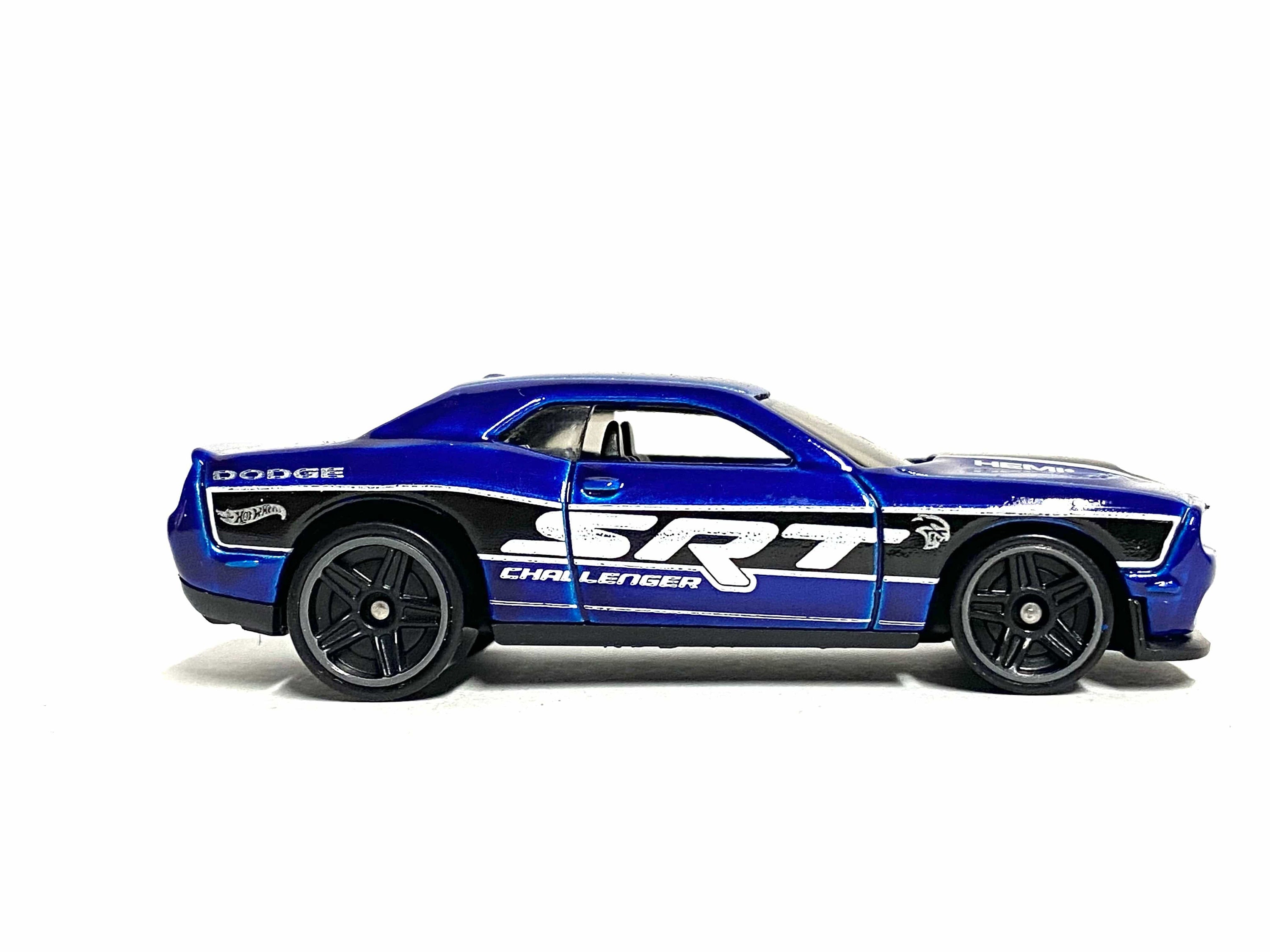 Loose Hot Wheels - 2015 Dodge Challenger SRT Demon - Blue and