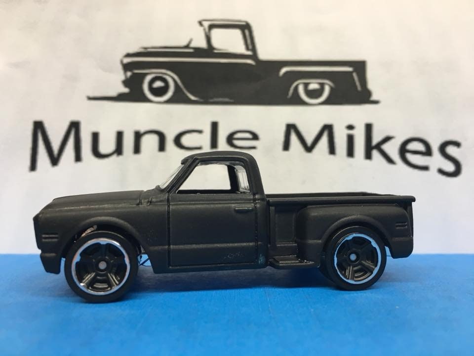Custom Hot Wheels 69 Chevy Pick Up Truck