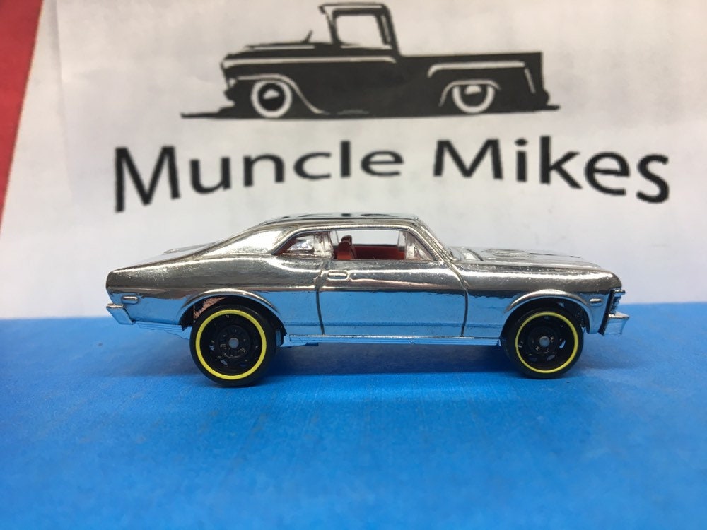 Custom Hot Wheels '68 1968 Chevy Nova SS 350 POLISHED