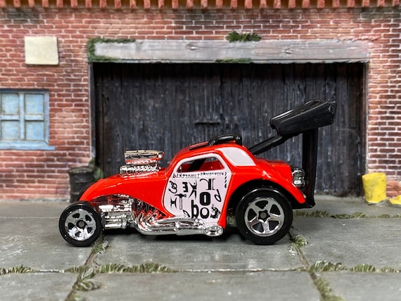 ルーズホットホイール - フィアット 500c ドラッグスター - 赤と白