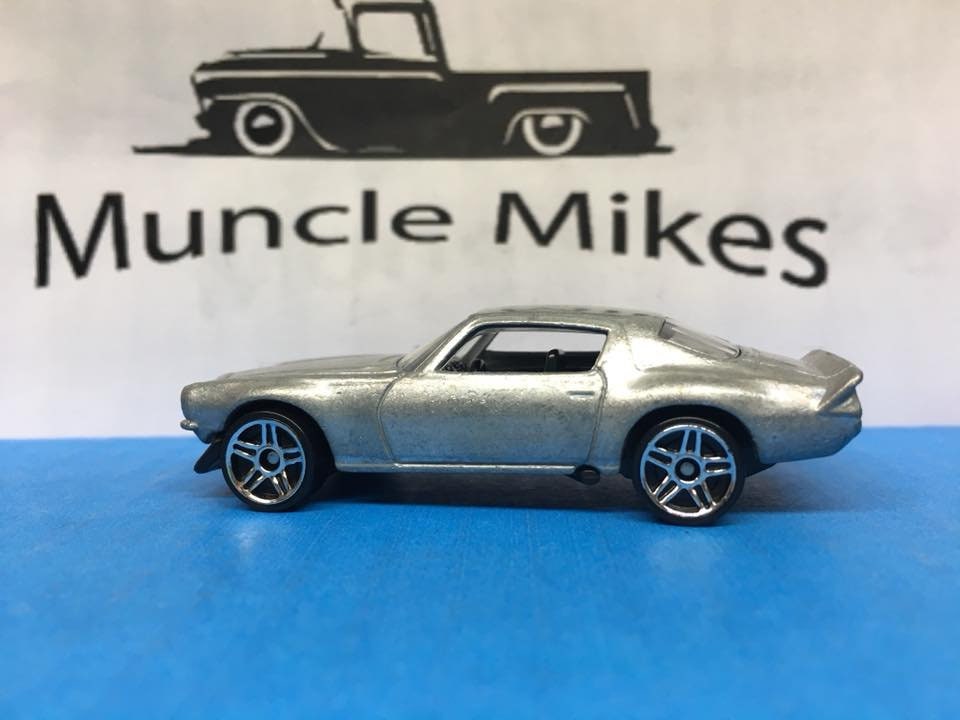 Custom Hot Wheels 1970 Camaro Bare Metal