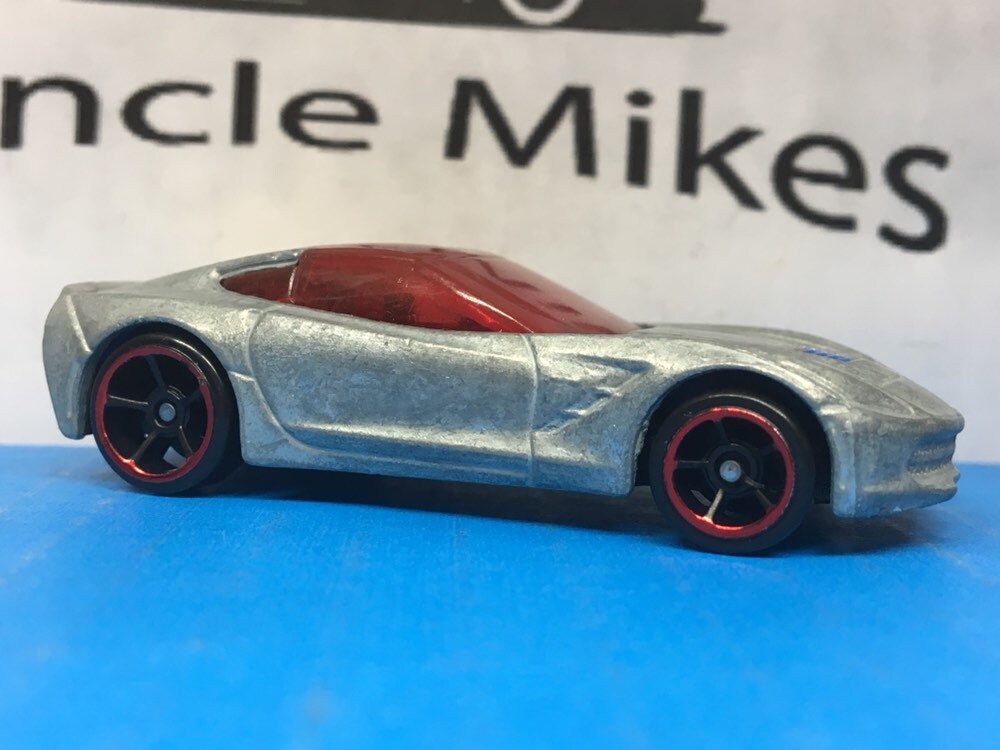 Custom Hot Wheels 2014 Chevy Corvette Stingray Muscle Car Hot Rod BARE METAL