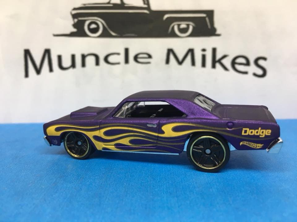 Custom Hot Wheels 68 Dodge Dart Factory Flat Purple