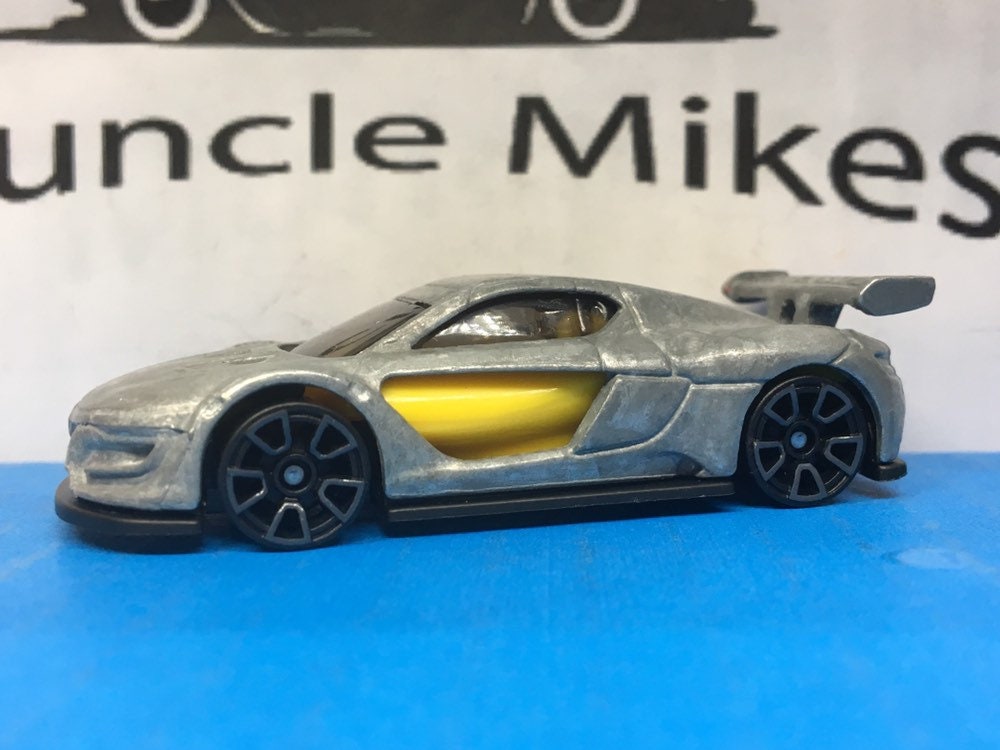 Custom Hot Wheels Renault Sport RS Race Car Muscle Car Hot Rod Bare Metal Free Shipping!