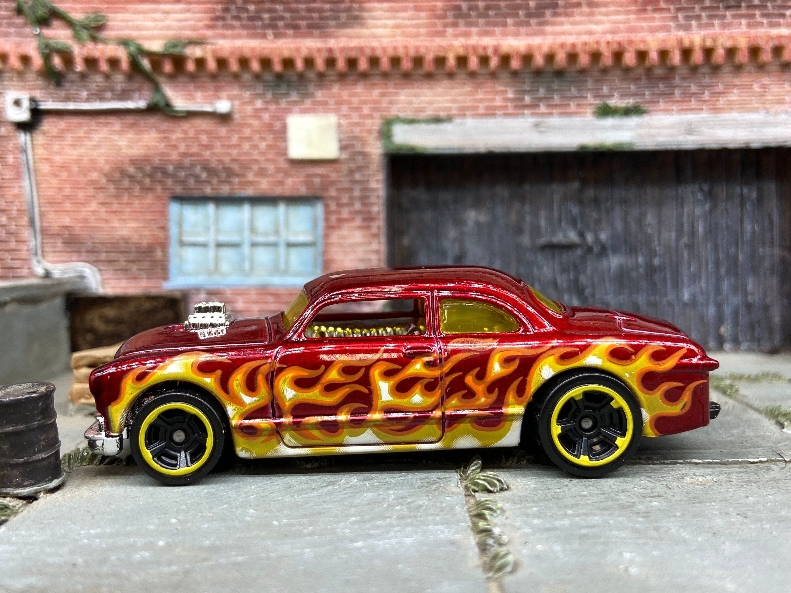 Loose Hot Wheels - 1950 Ford Shoe Box - Dark Red With Flames - Etsy