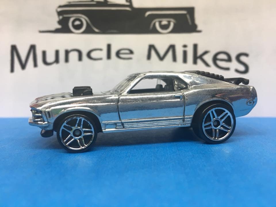 Custom Hot Wheels Mustang Mach 1 Polished