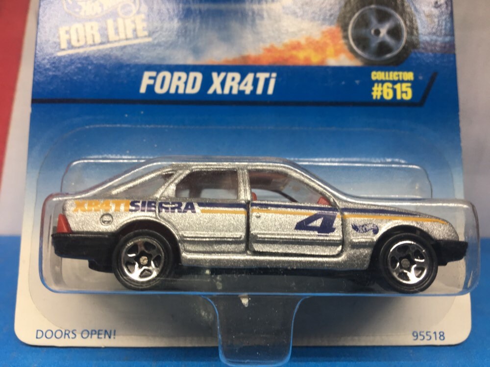 Classic Collectible Hot Wheels: Collector #615 Ford XR4TI With Pro Tech Case