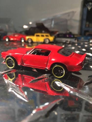 Custom Hot Wheels 70 Camaro RED
